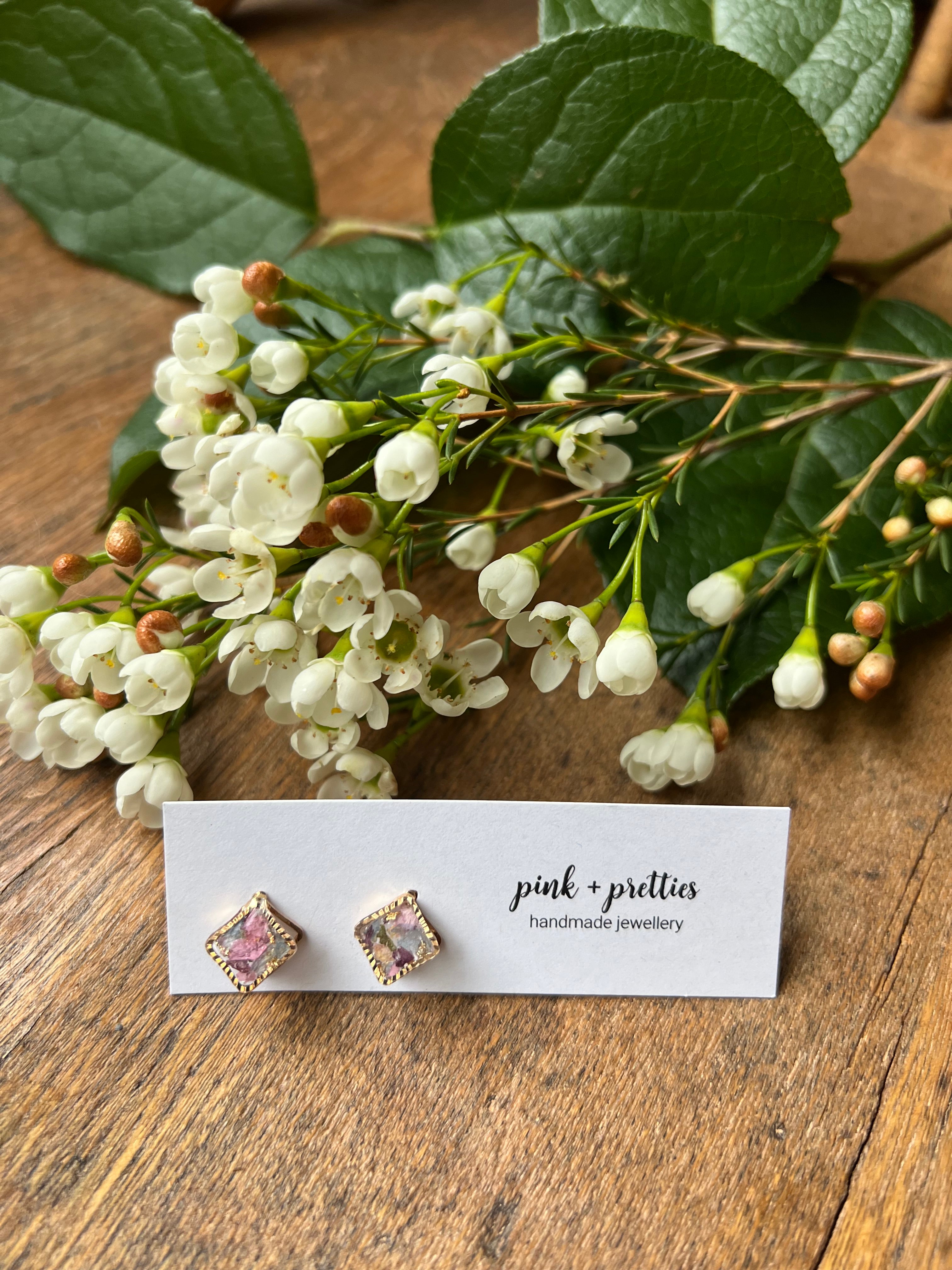 Custom Keepsake Earrings Stud/Mini Dangles